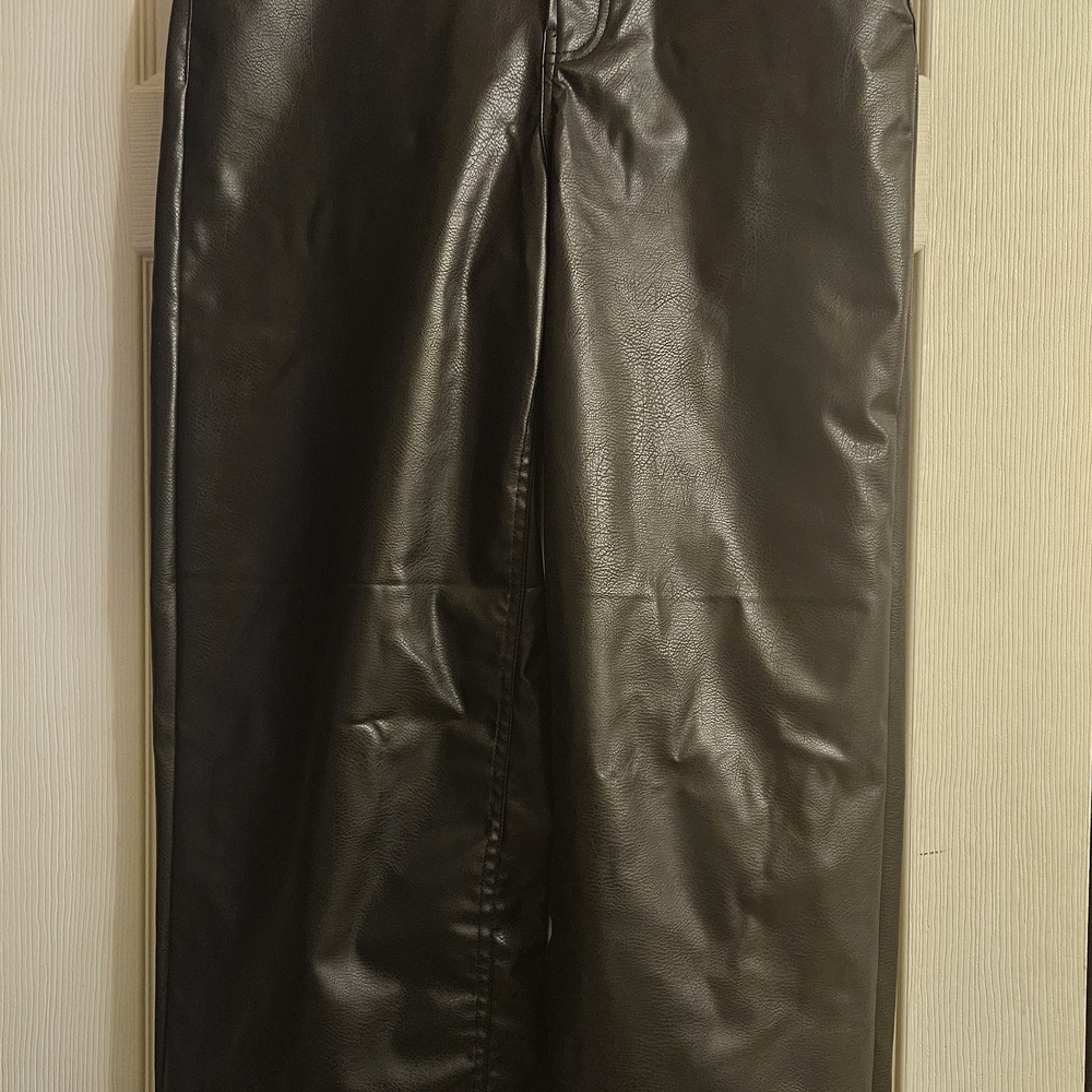 Divided Black Wide Leg Pants